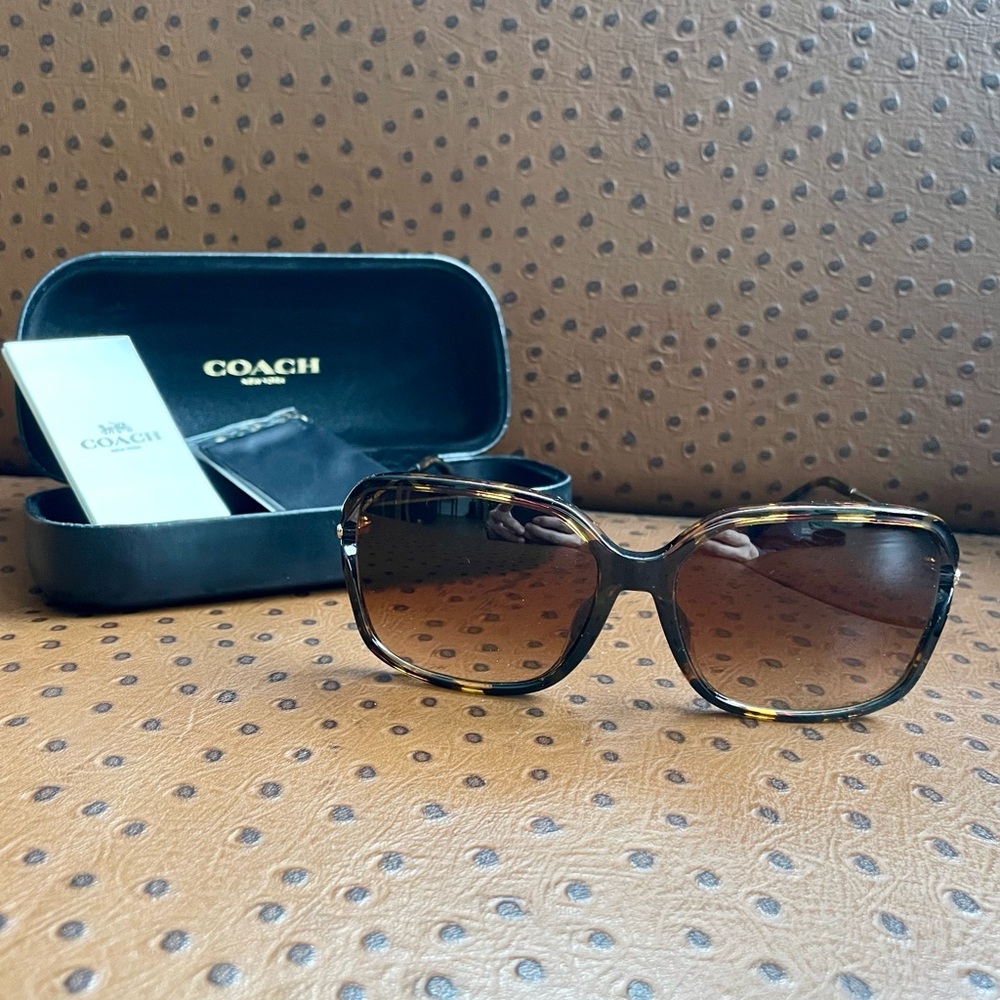 Coach Brown Tortoise Sunglasses